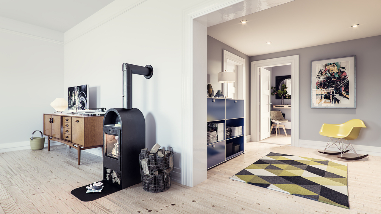 外冷内热的北欧黑白风装修打造你舒适的家 普象网