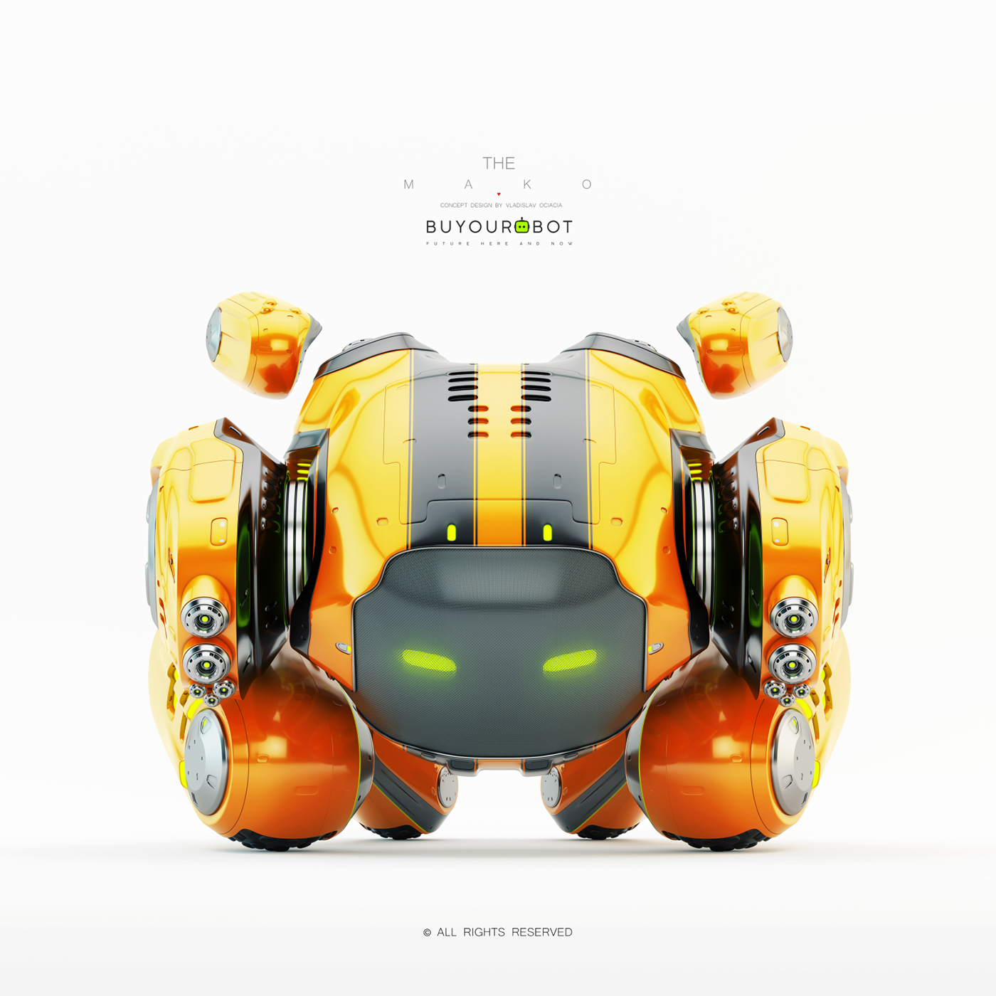 robot，graphic design ，Color matching，