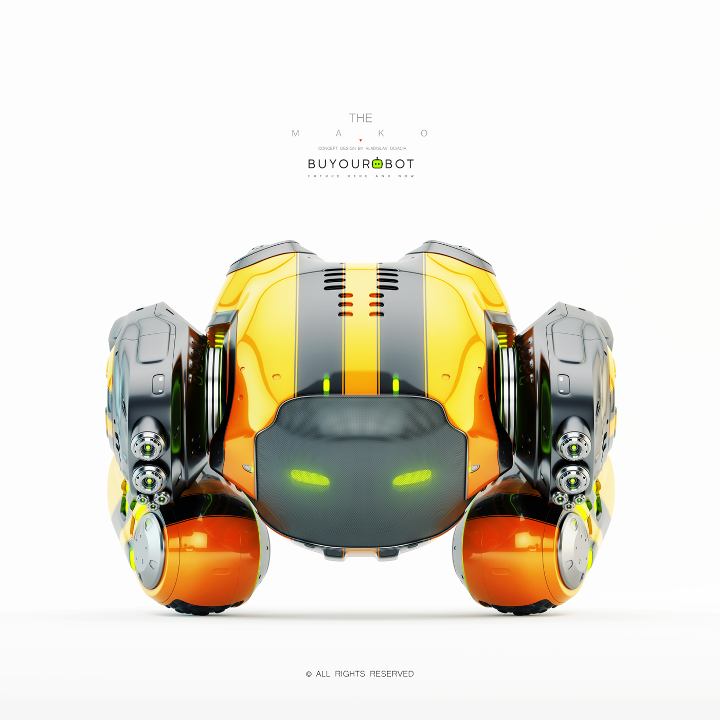 robot，graphic design ，Color matching，