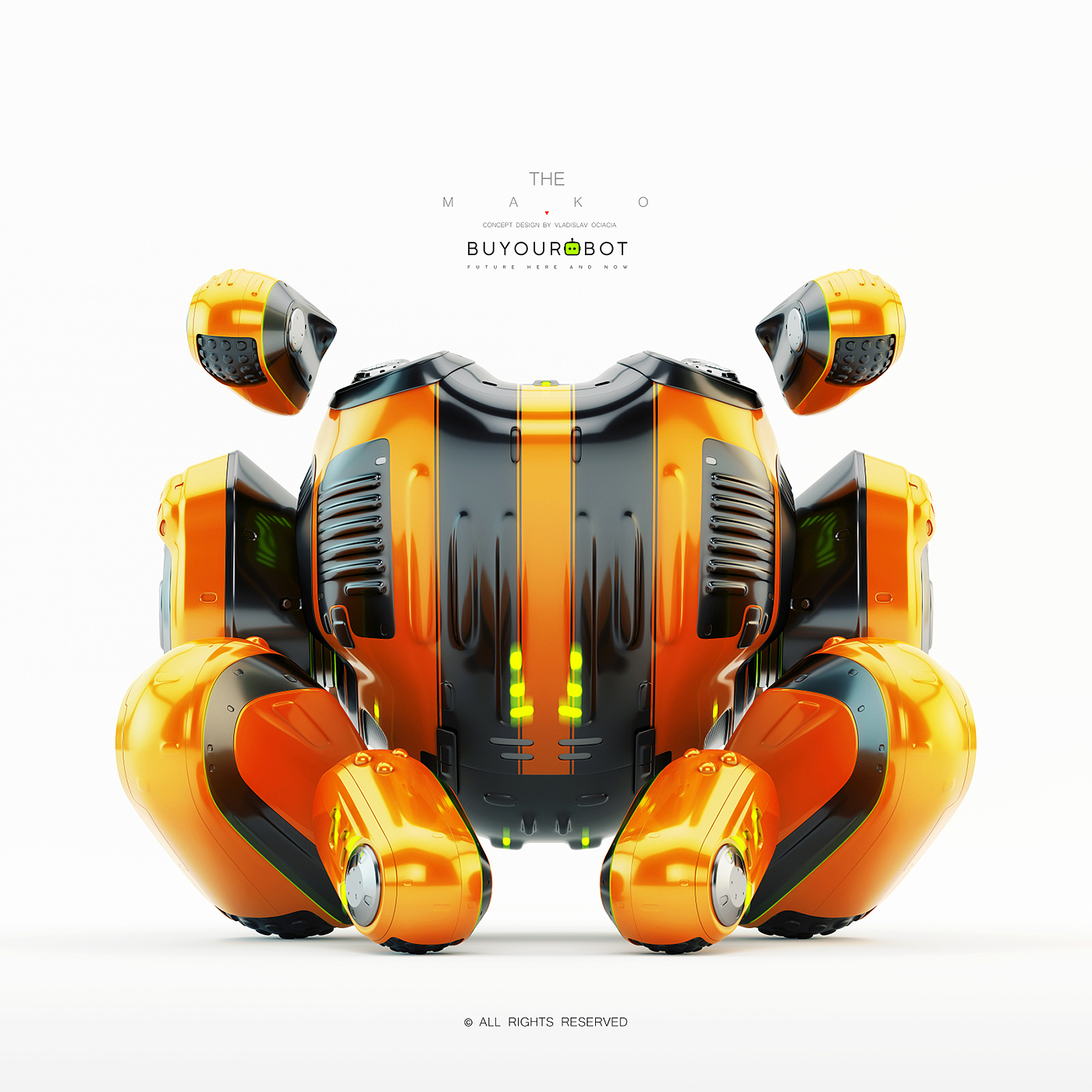 robot，graphic design ，Color matching，