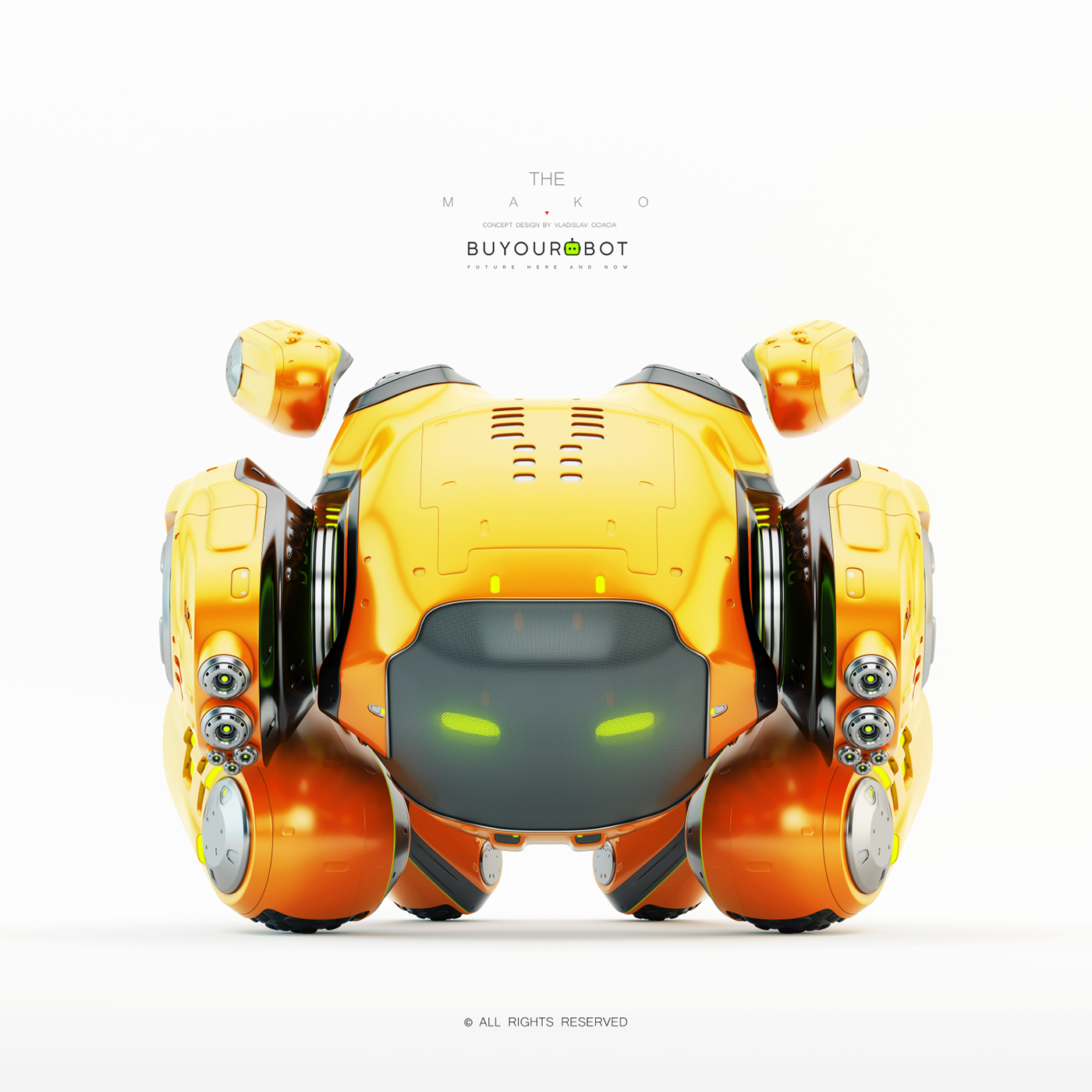 robot，graphic design ，Color matching，