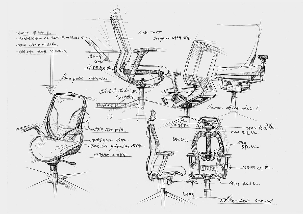 Water cup，chair，camera，sketch，