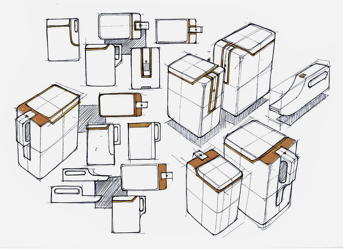 Water cup，chair，camera，sketch，