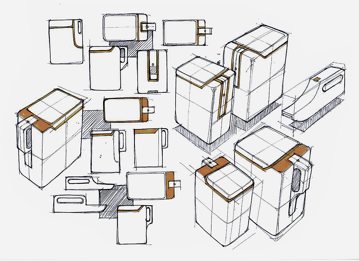 Water cup，chair，camera，sketch，