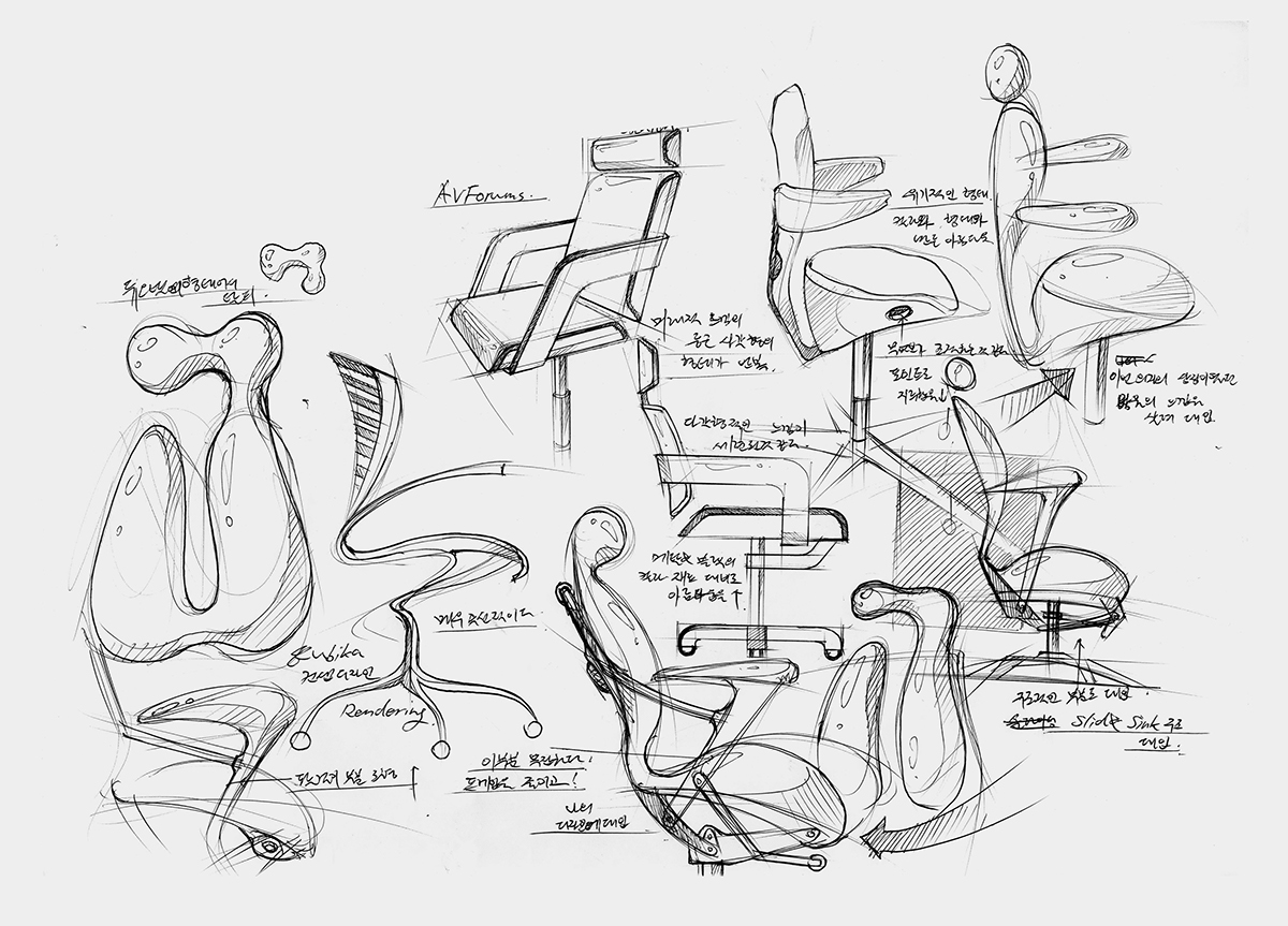 Water cup，chair，camera，sketch，