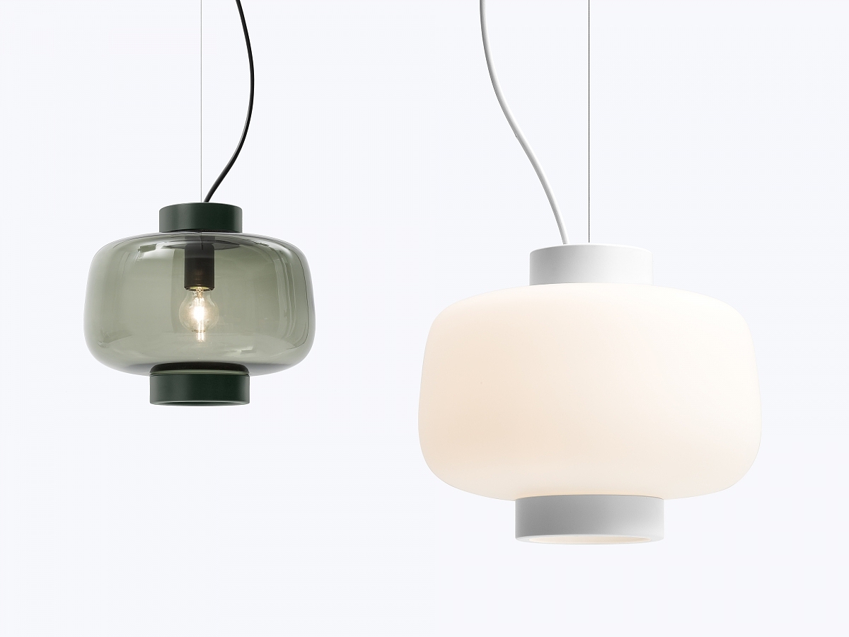 lamps and lanterns，Minimalist，a chandelier，Japanese rice paper lanterns，Glass，