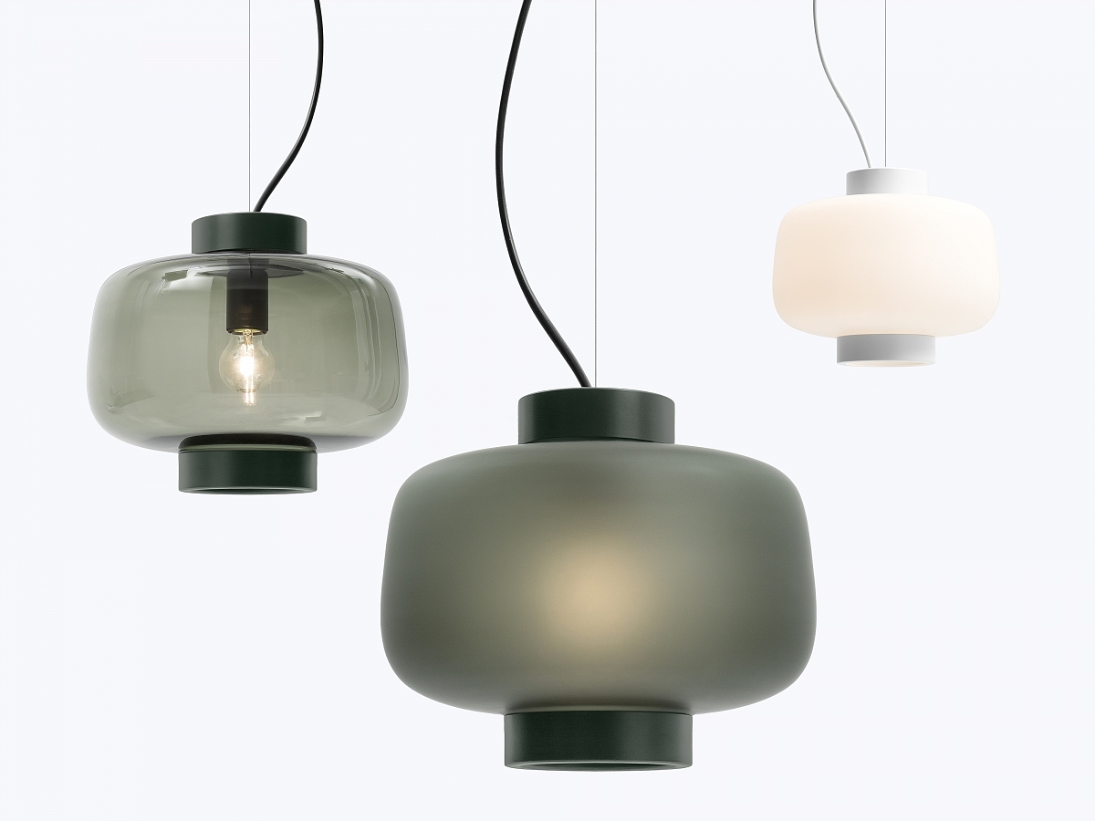 lamps and lanterns，Minimalist，a chandelier，Japanese rice paper lanterns，Glass，