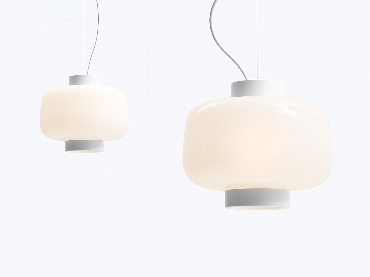 lamps and lanterns，Minimalist，a chandelier，Japanese rice paper lanterns，Glass，