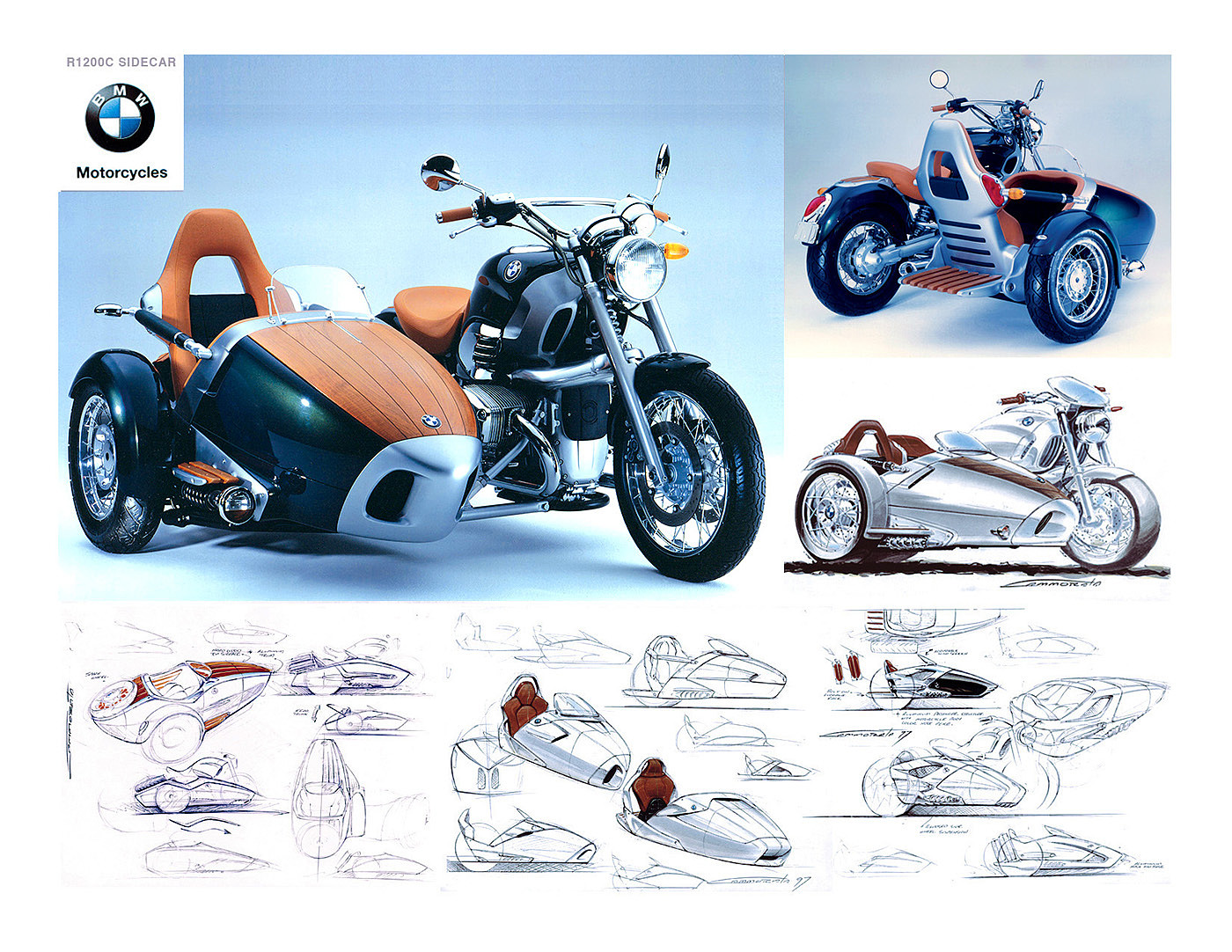 BMW & Husqvarna，motorcycle，Hand drawn，