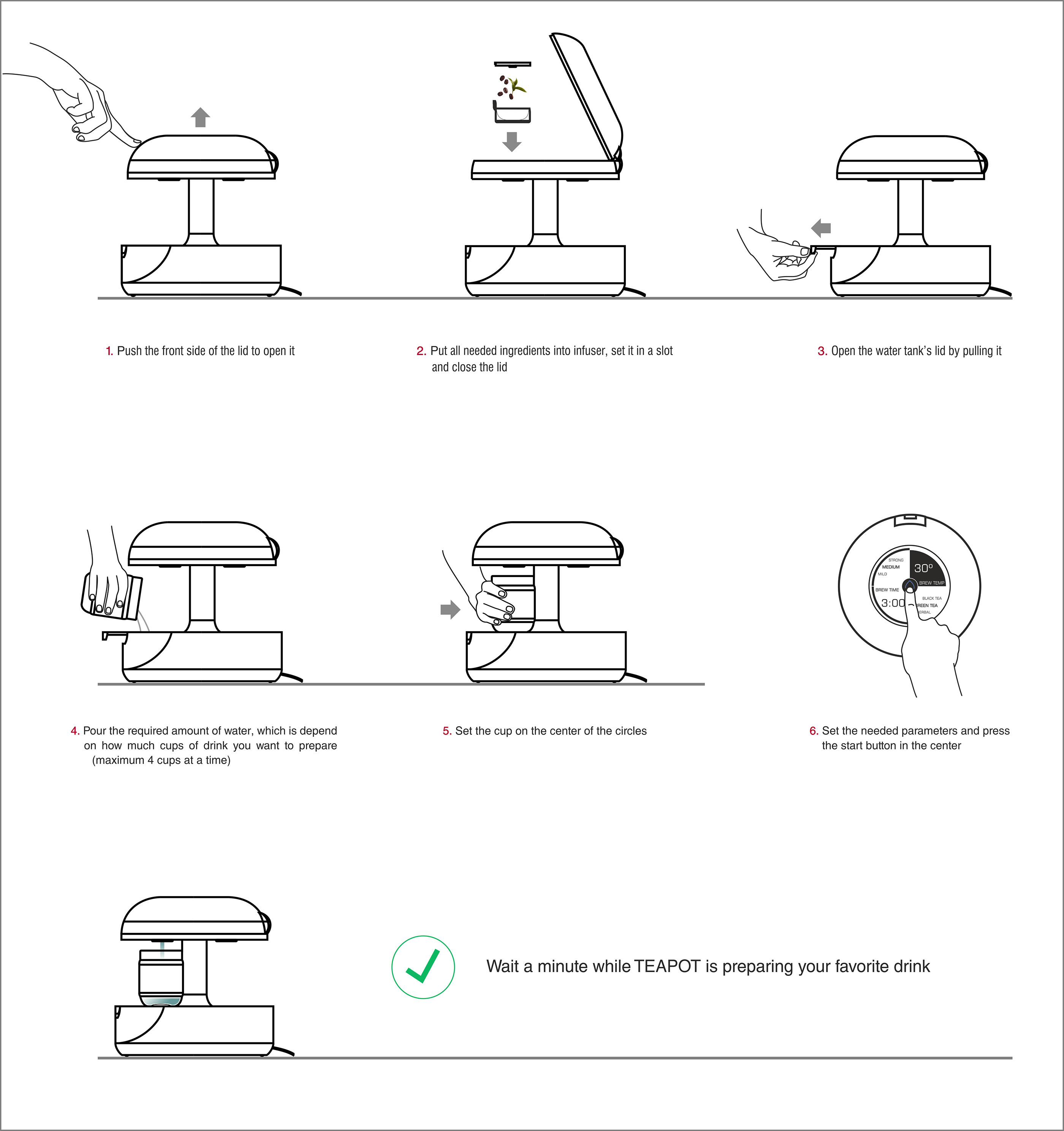 TEAPOT tea make，teapot，intelligence，product design，