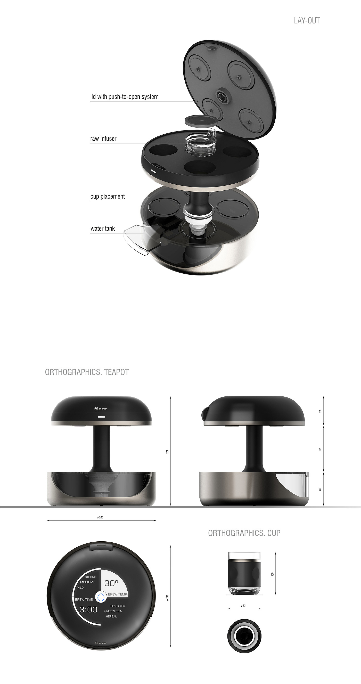 TEAPOT tea make，teapot，intelligence，product design，