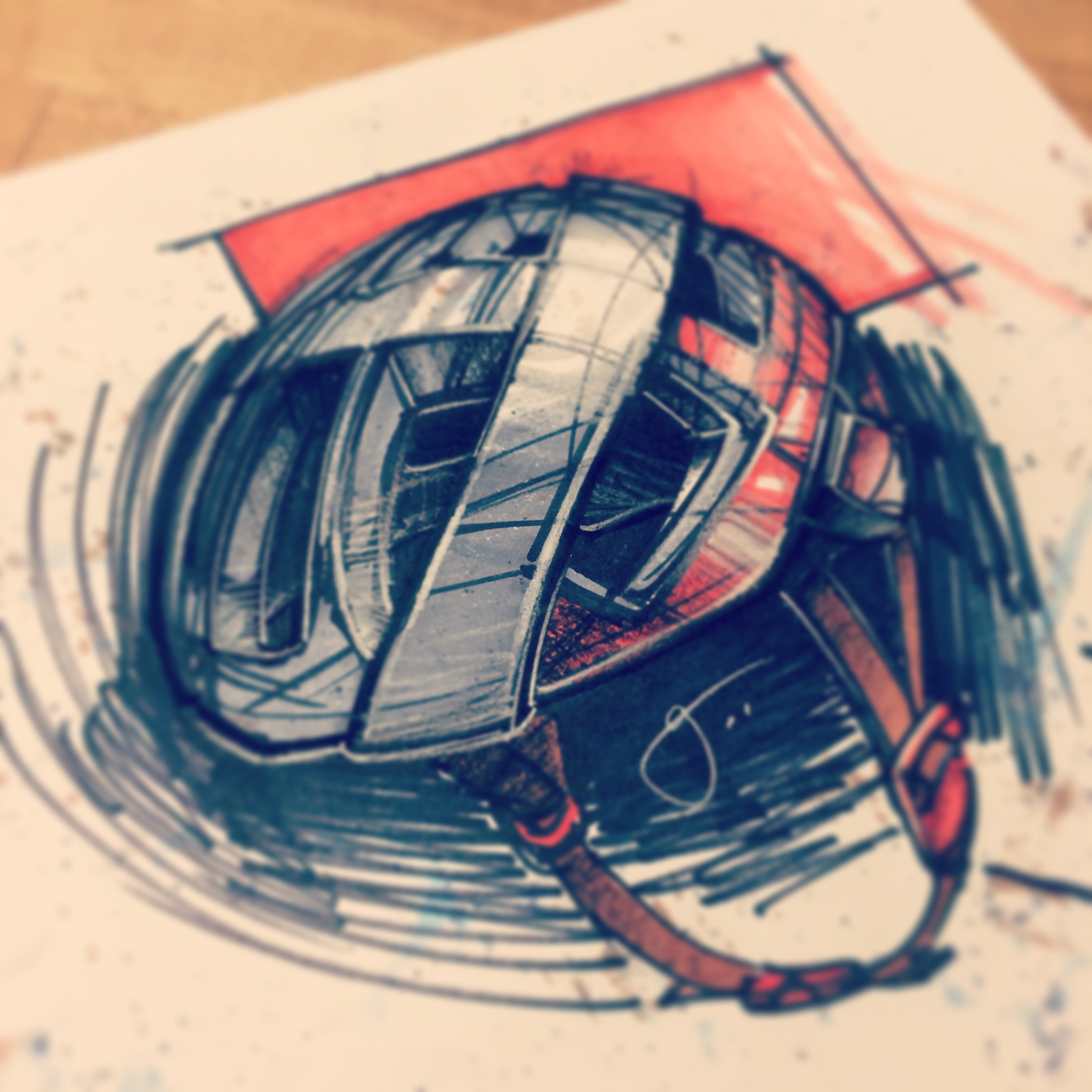 sketch，motorcycle，Helmet，Hand drawn，