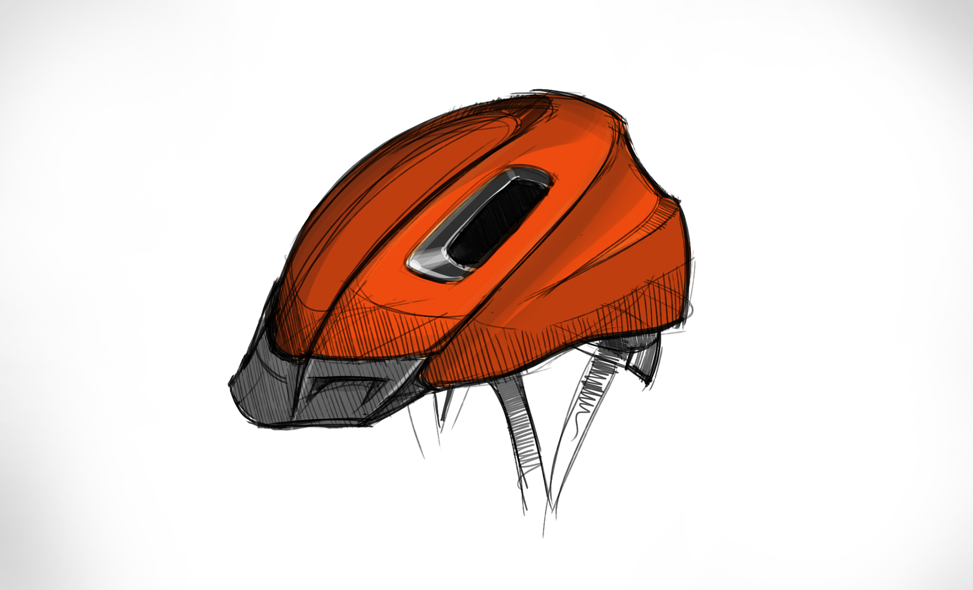 sketch，motorcycle，Helmet，Hand drawn，
