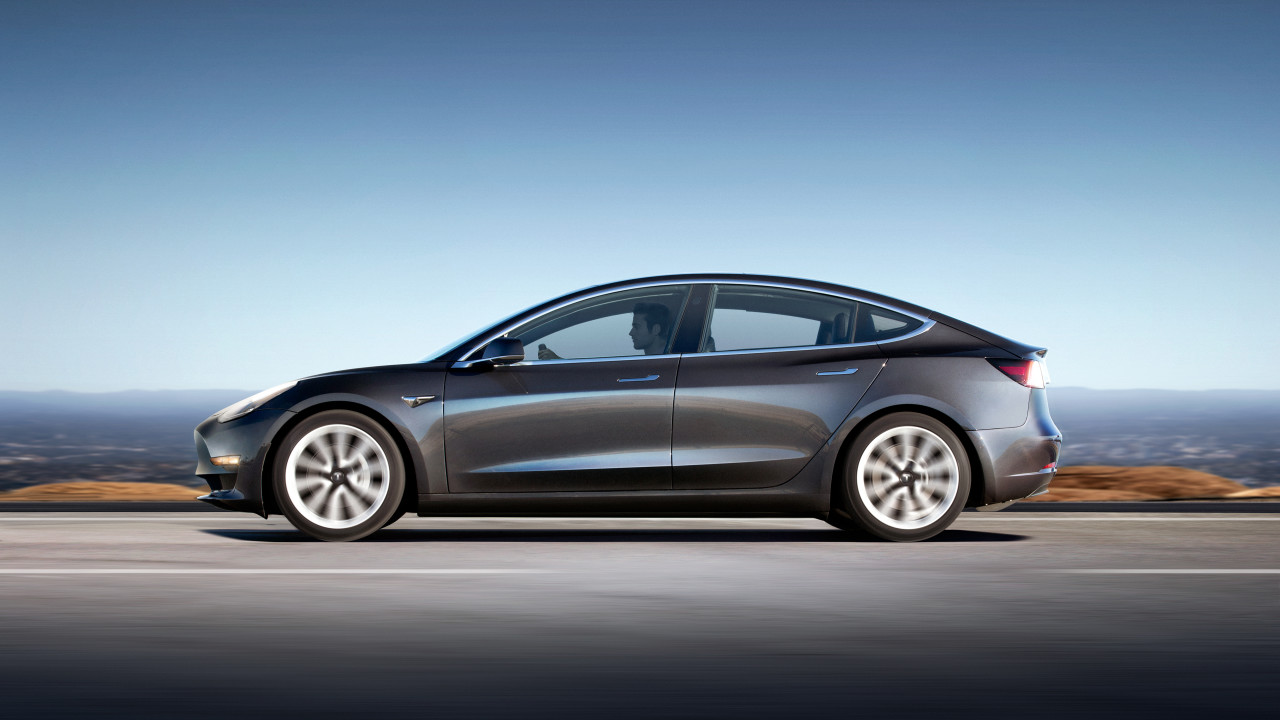Tesla Model 3，Automatic design，Car，