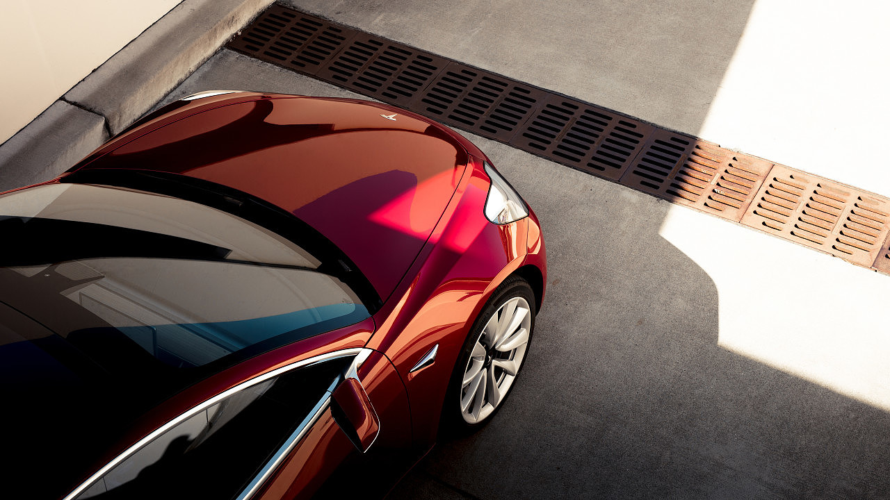 Tesla Model 3，Automatic design，Car，