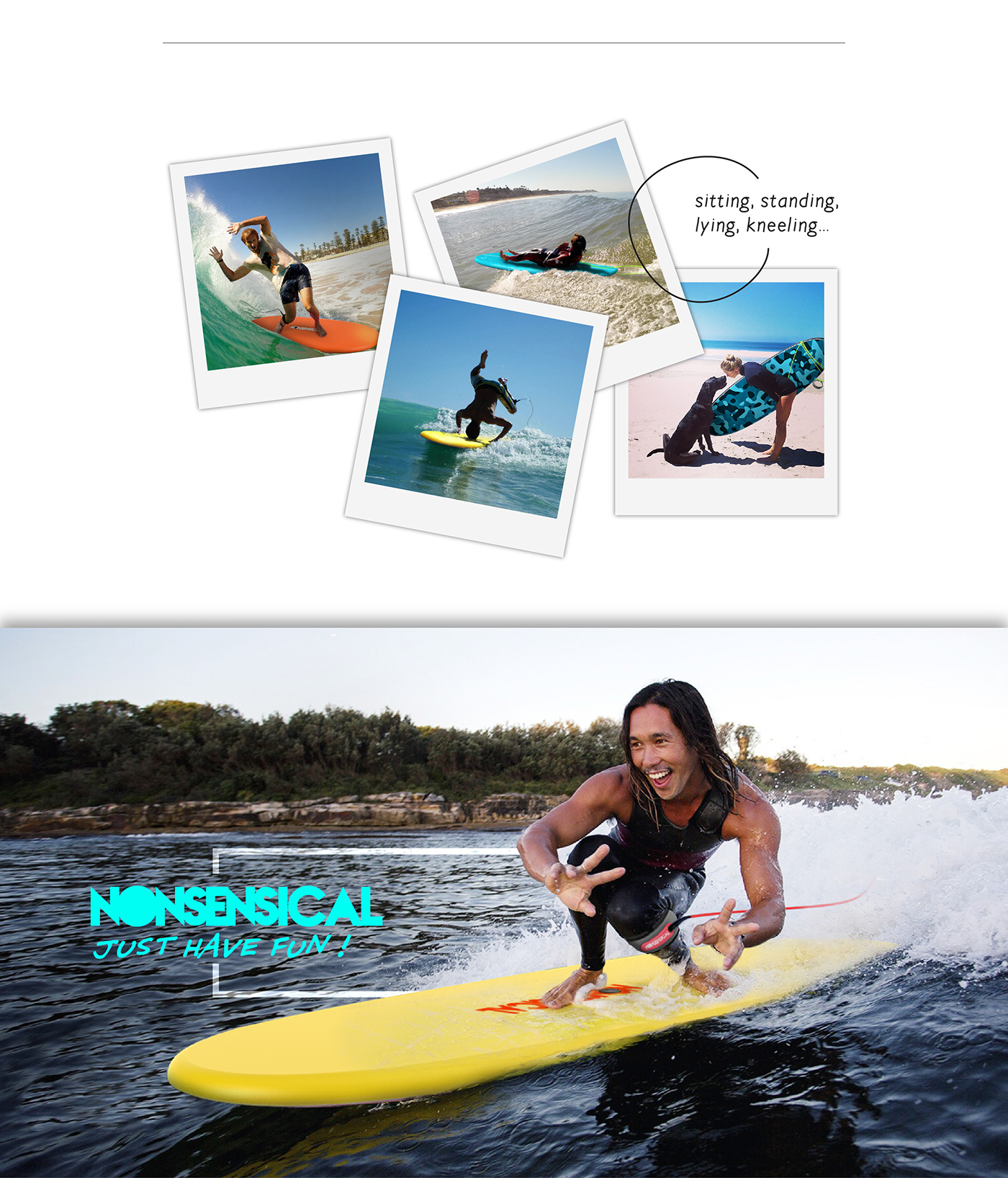 NONSENSICAL，Surf board，product design，