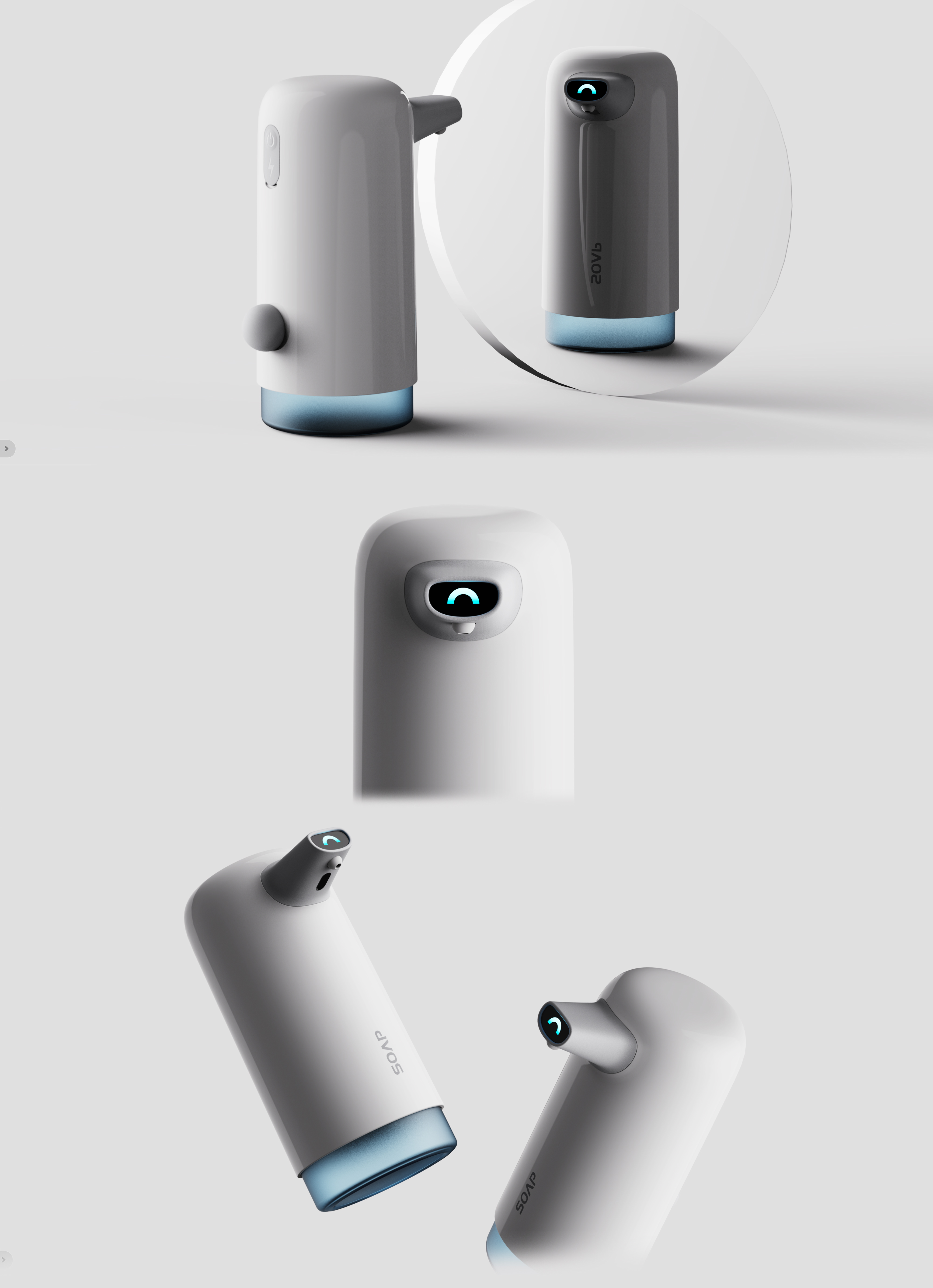 Soap dispenser，Wash mobile phone，Foam washing mobile phone，Smart home，