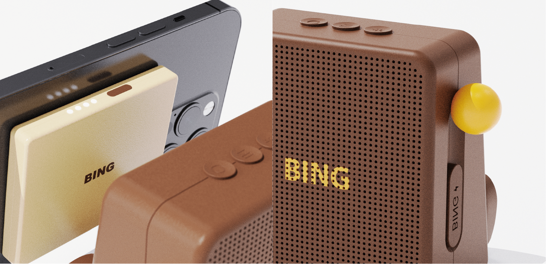 Desktop Electronics，Mobile wireless charging，Wireless charging，Cultural and creative products，Bluetooth Speaker ，Mobile phone bracket，product design，