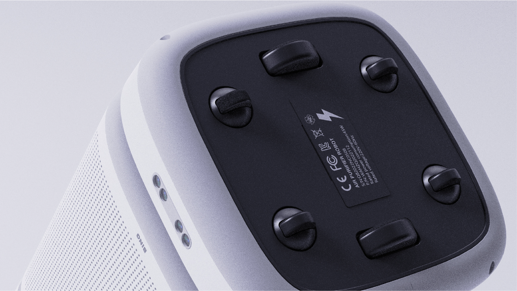 air cleaner，robot，Air purification robot，