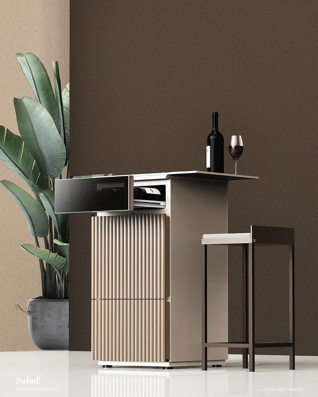 small-scale，Refrigerator，bar counter，combination，modularization，freezing，red wine，