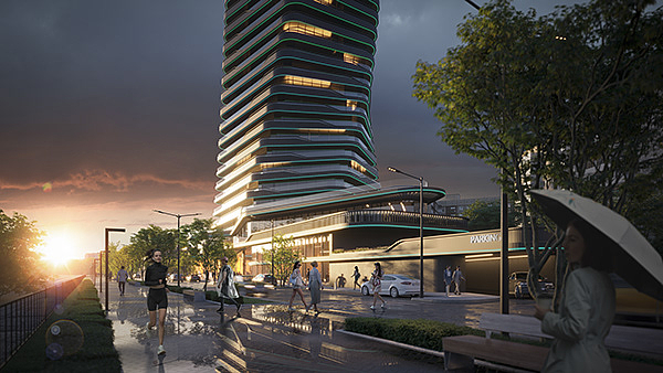 Architectural design，Appearance design，Residential building，Twisted building，