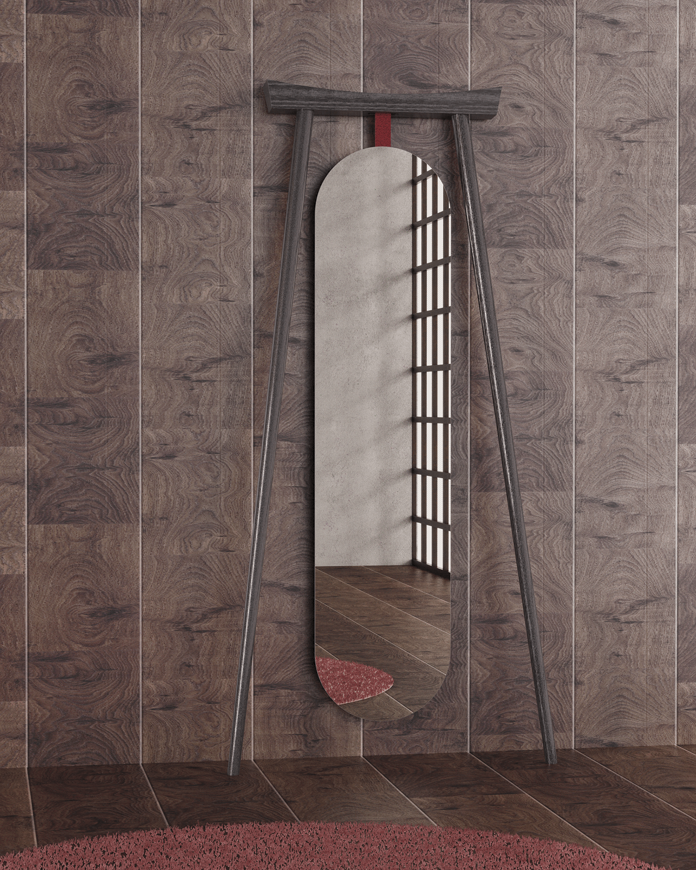 Low stool，High stool，coat hanger，Standing mirror，Appearance design，delicate，
