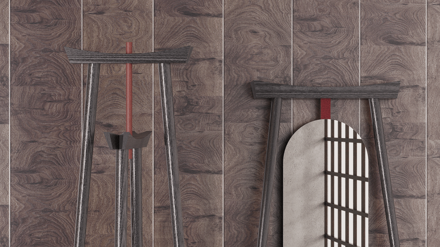 Low stool，High stool，coat hanger，Standing mirror，Appearance design，delicate，