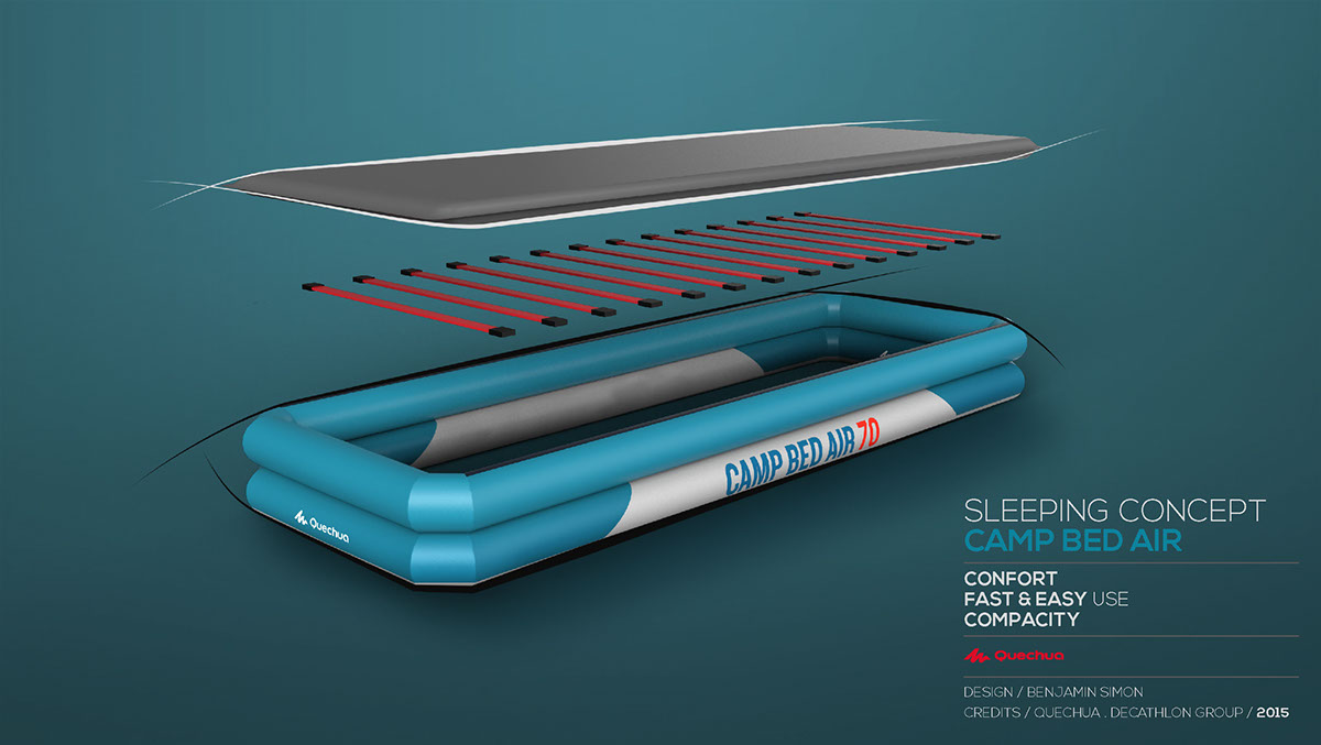 CAMP BED AIR，practical，camp，mattress，