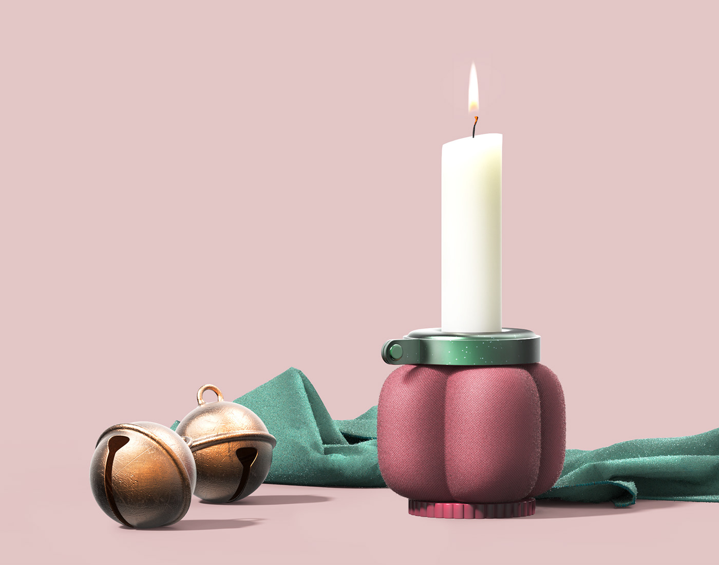 Candlestick，Appearance design，product design，delicate，girl，