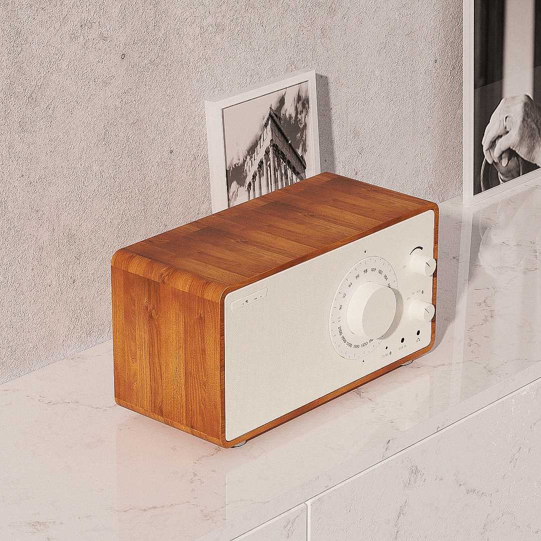 radio，Appearance design，product design，Retro，classical，THE RADIO，Bluetooth，