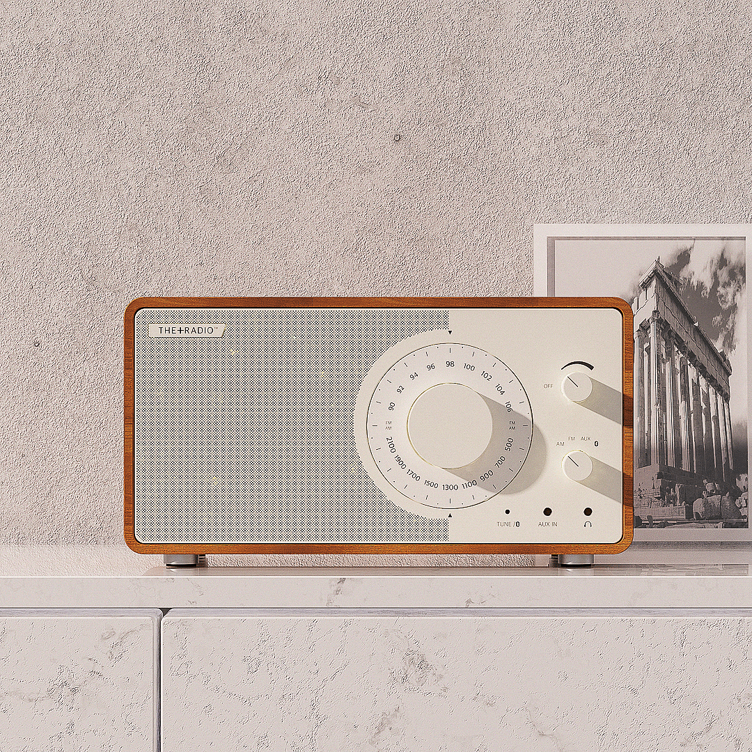 radio，Appearance design，product design，Retro，classical，THE RADIO，Bluetooth，