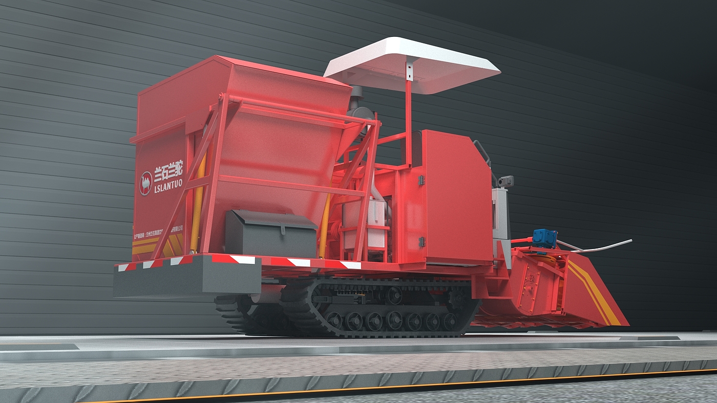 three-dimensional animation，3dmax，agricultural machinery，Silage，Harvester，