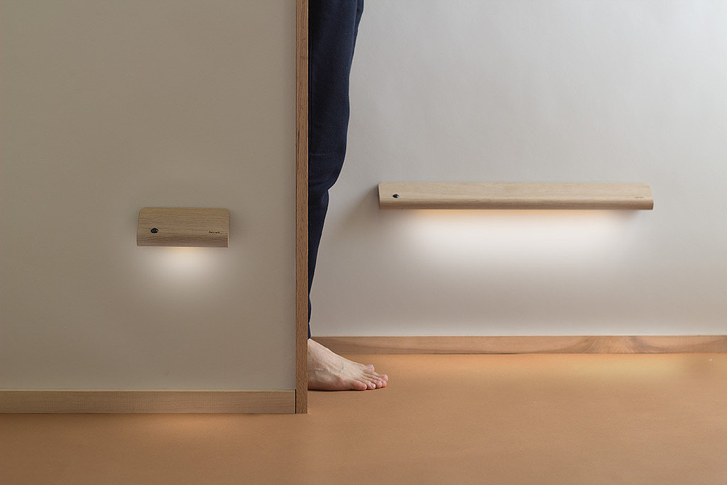 Minimalist，Home Furnishing，Battery，woodiness，Night light，