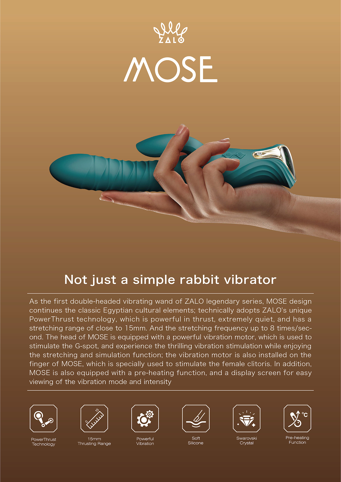 Green，Massage stick，Egypt series，Sex toy，