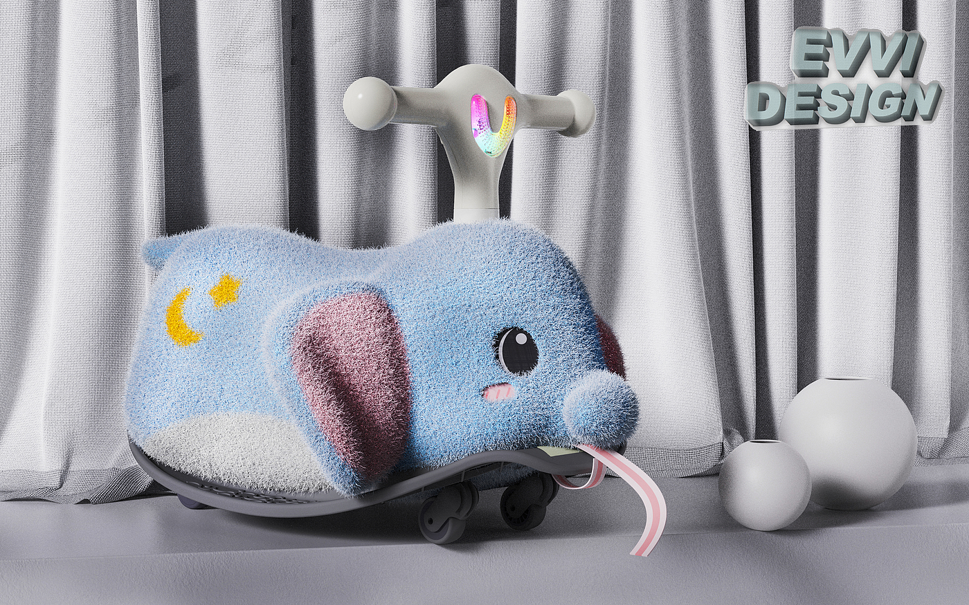 Plush，Taxi，Stroller，Cartoon，