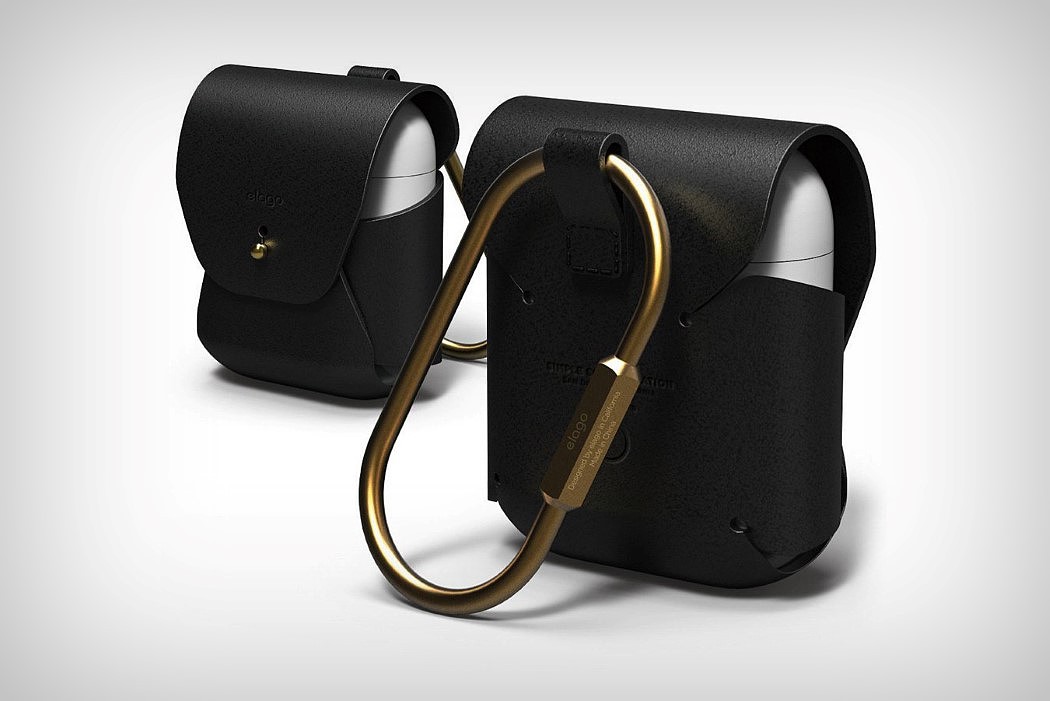 airpods，Elago，Natural cowhide，Shell，Retro，