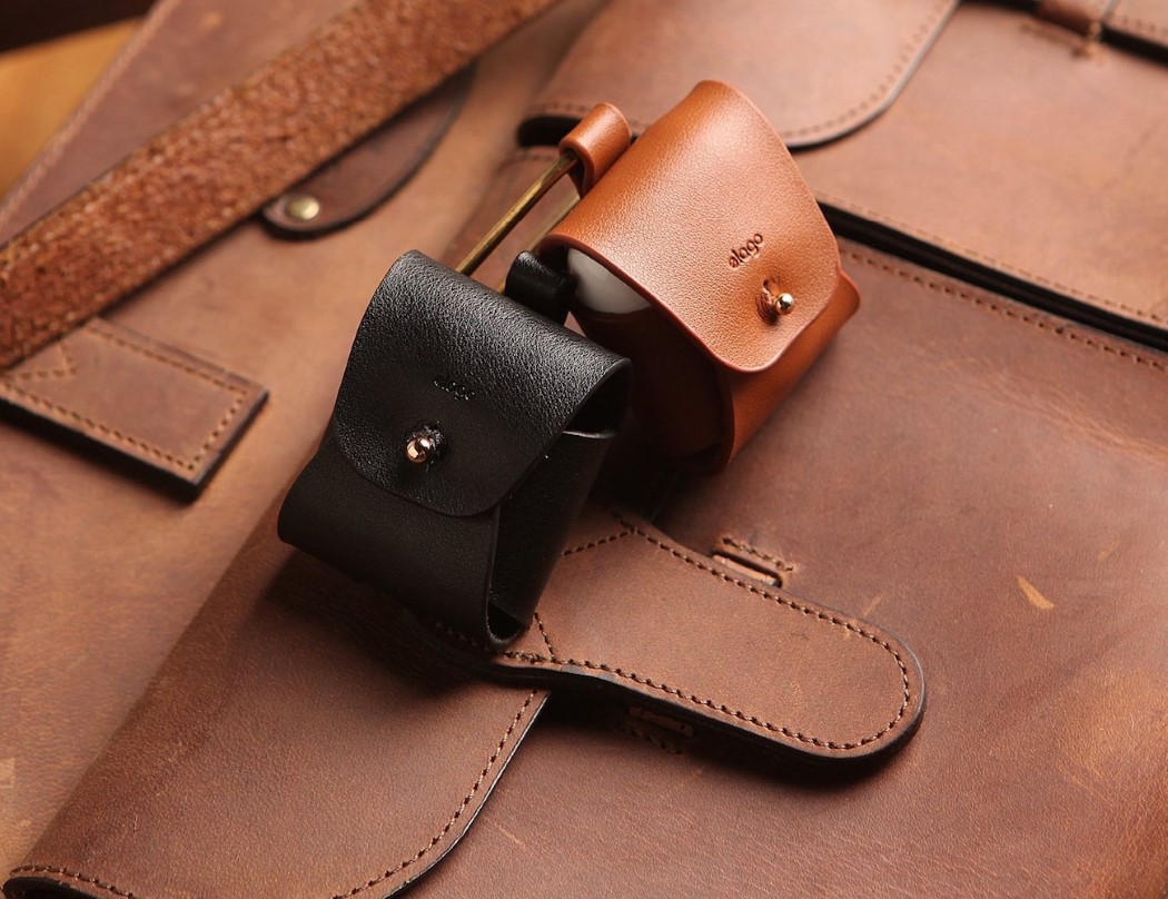 airpods，Elago，Natural cowhide，Shell，Retro，