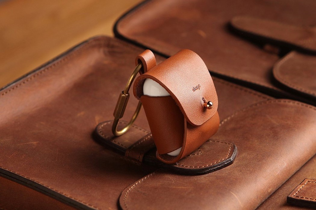 airpods，Elago，Natural cowhide，Shell，Retro，