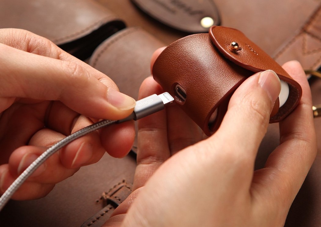 airpods，Elago，Natural cowhide，Shell，Retro，