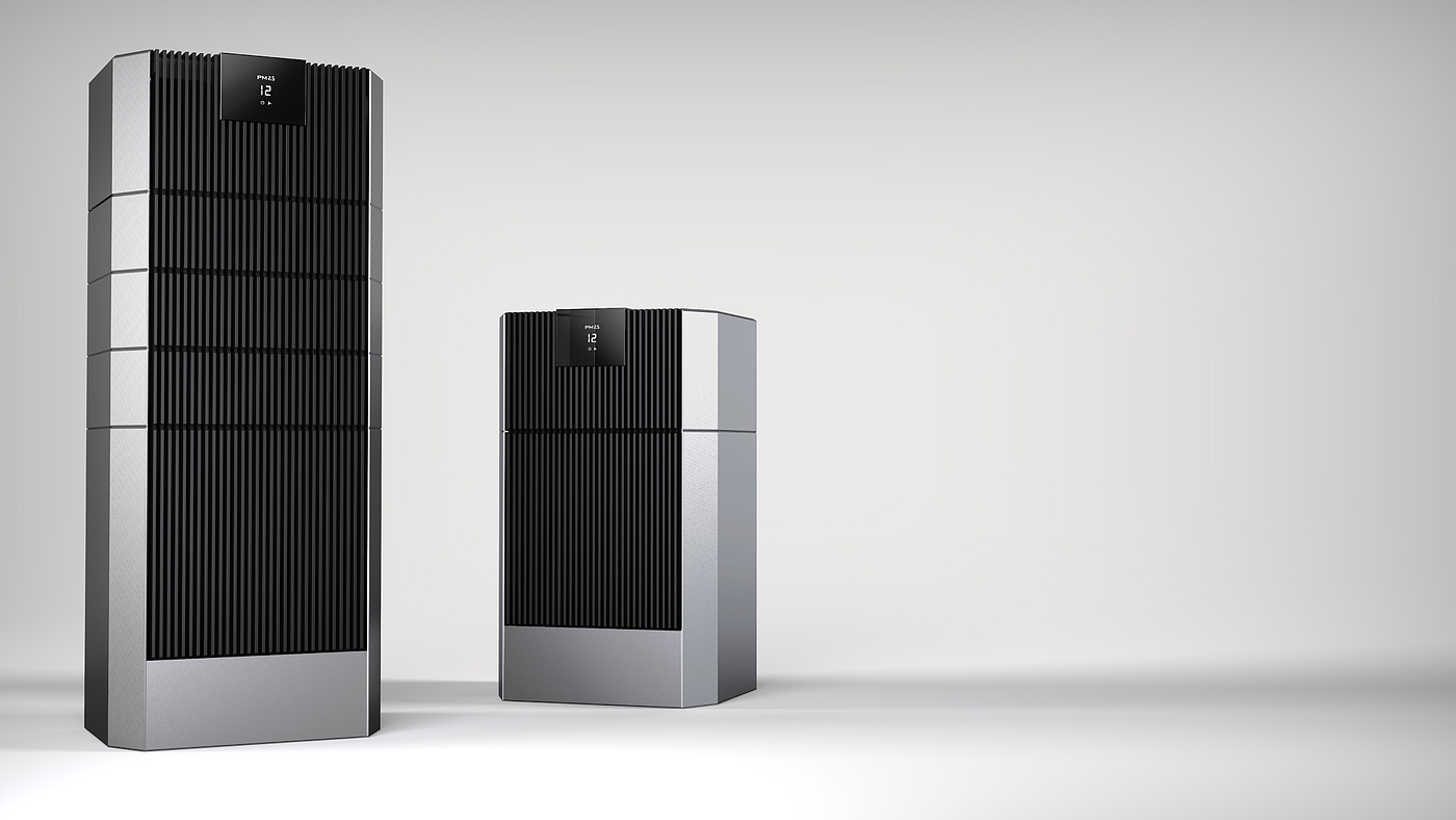 air cleaner，Household Electric Appliances，household electrical appliances，modularization，Appearance design，