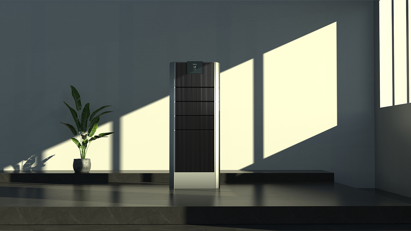 air cleaner，Household Electric Appliances，household electrical appliances，modularization，Appearance design，