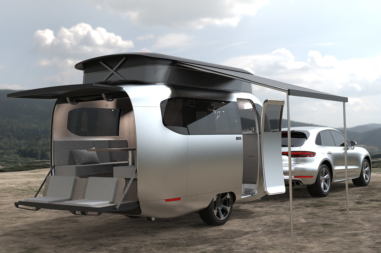 vehicle，Airstream，trailer，Touring car，