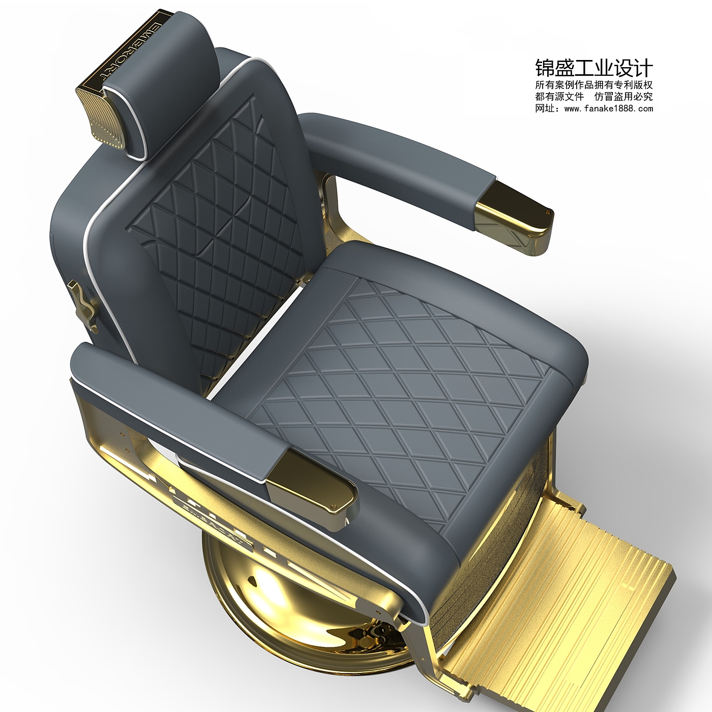 Barber chair, shampoo bed, conditioning equipment design，