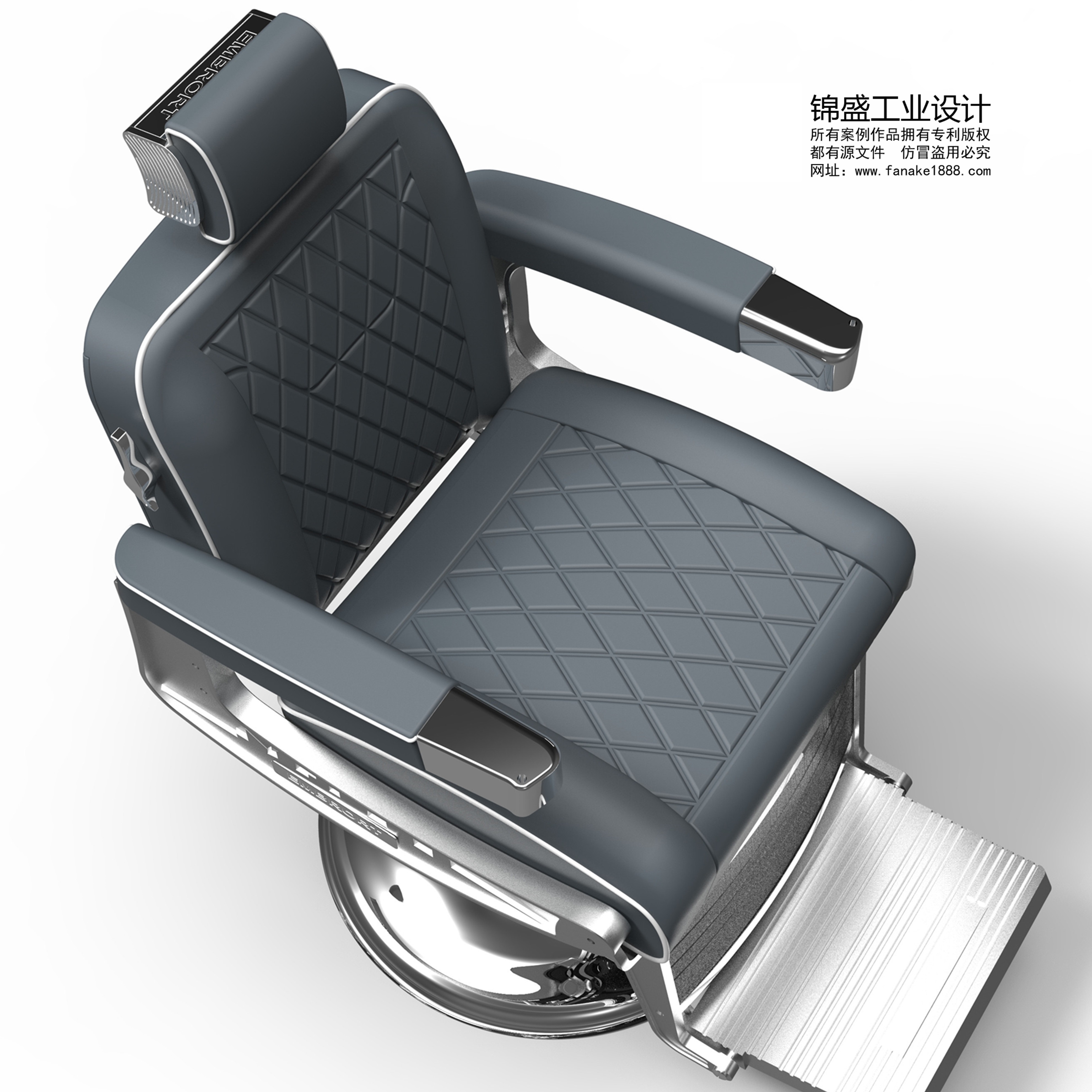 Barber chair, shampoo bed, conditioning equipment design，