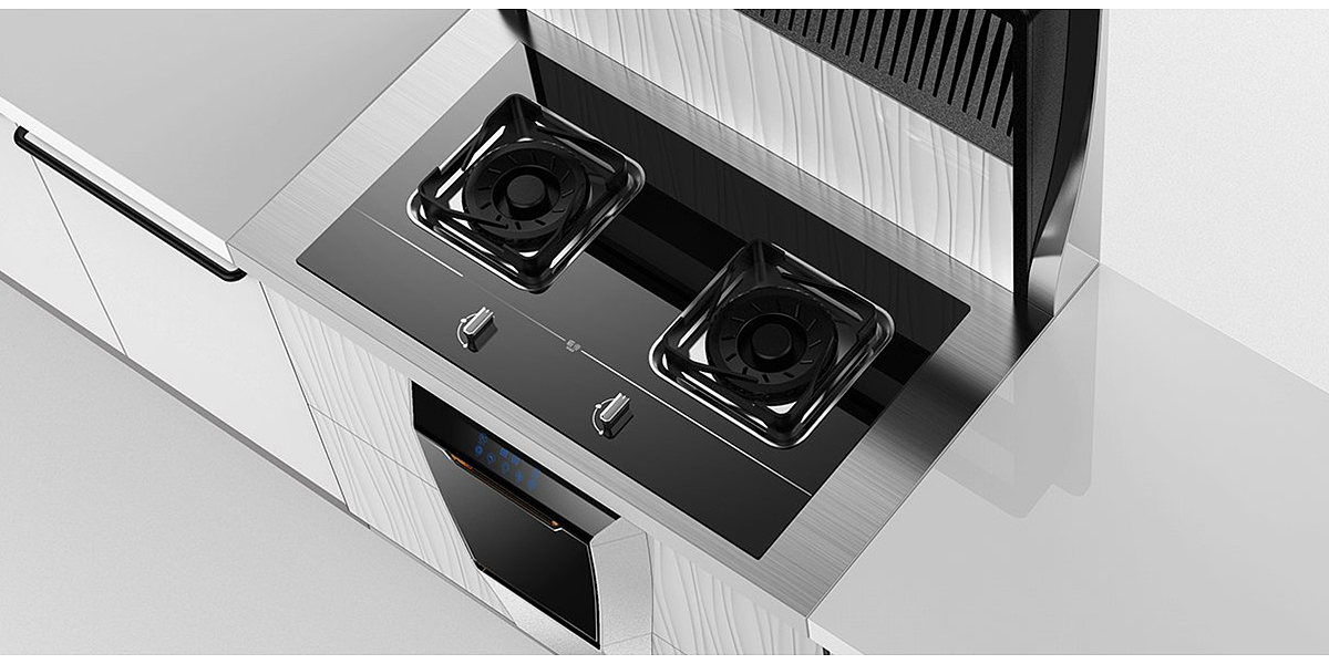 Integrated stove，cooking bench，