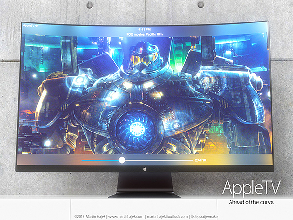 Apple，apple，tv，Television，Curved screen，