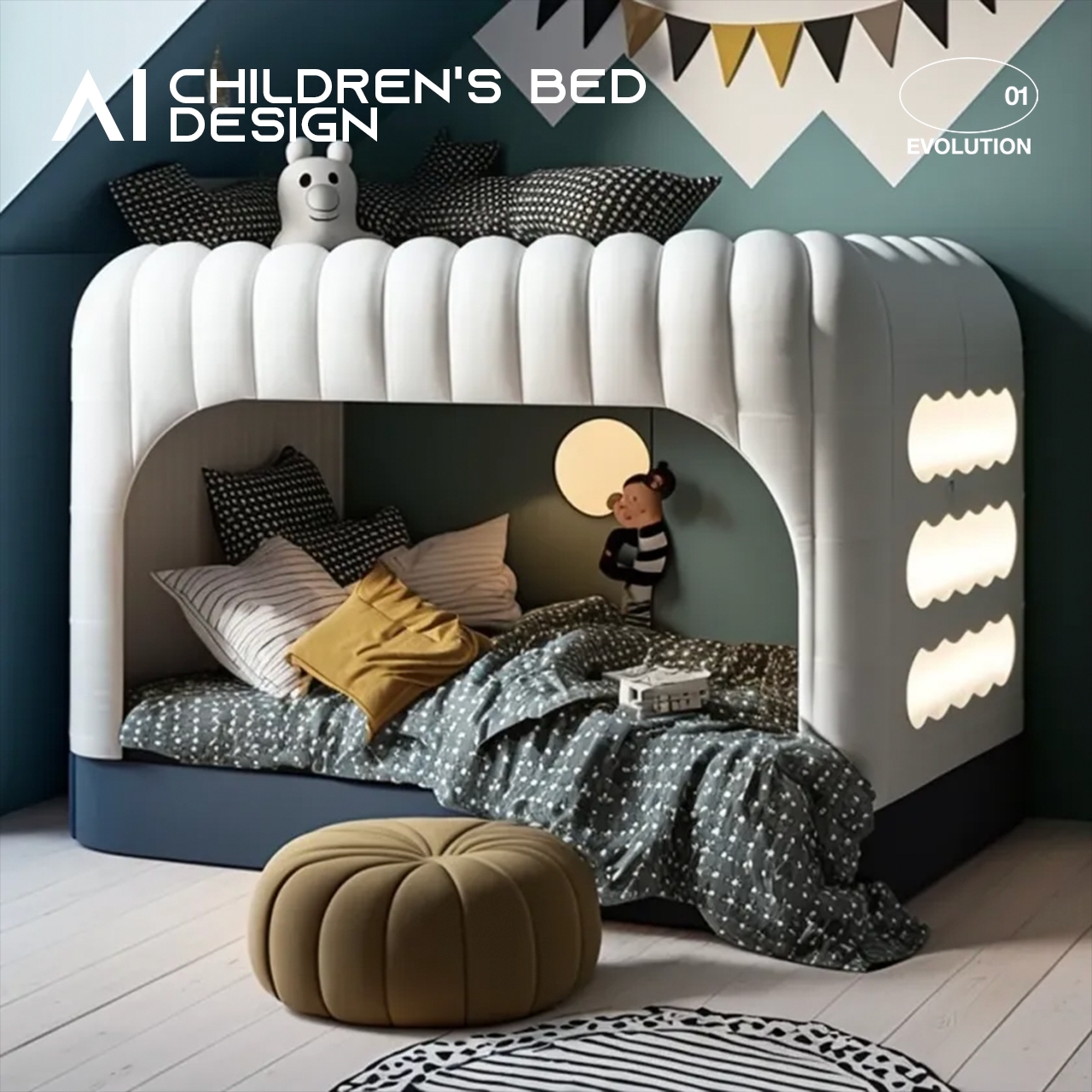 ai，Design，industrial design，bedding，product，AI design，AI Enabling Industrial Design，Evolution laboratory，