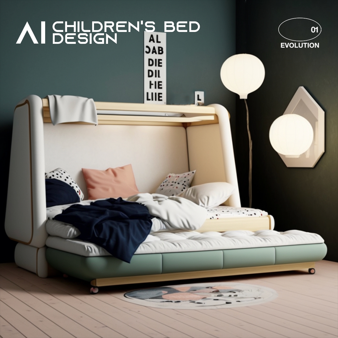 ai，Design，industrial design，bedding，product，AI design，AI Enabling Industrial Design，Evolution laboratory，