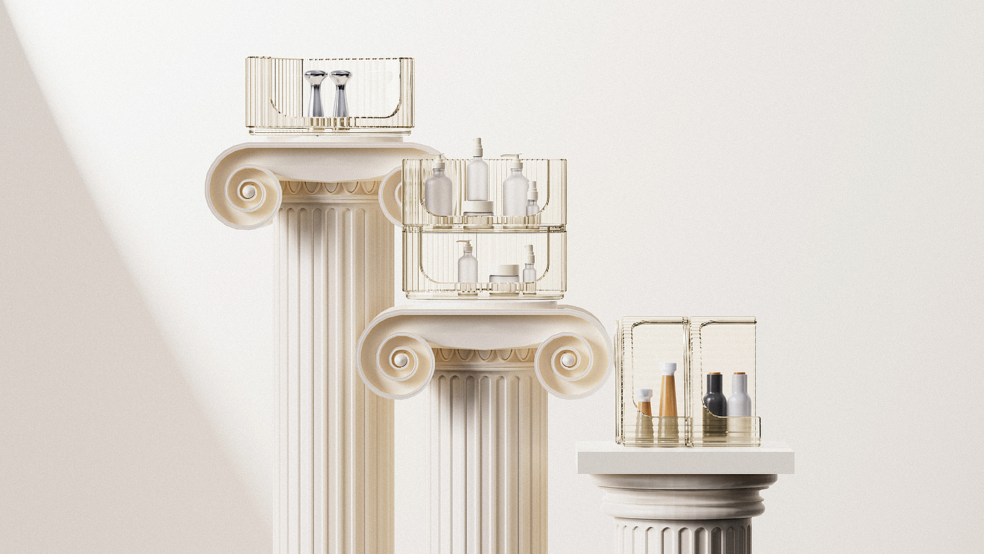 Receive，Roman column，texture，natural，romantic，Simplicity，product design，