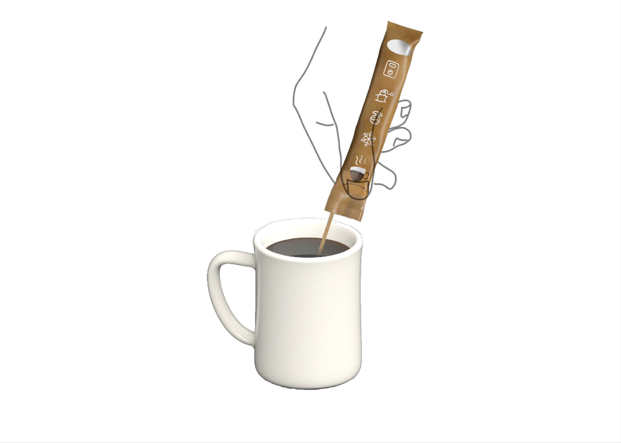 Coffee，packing design，